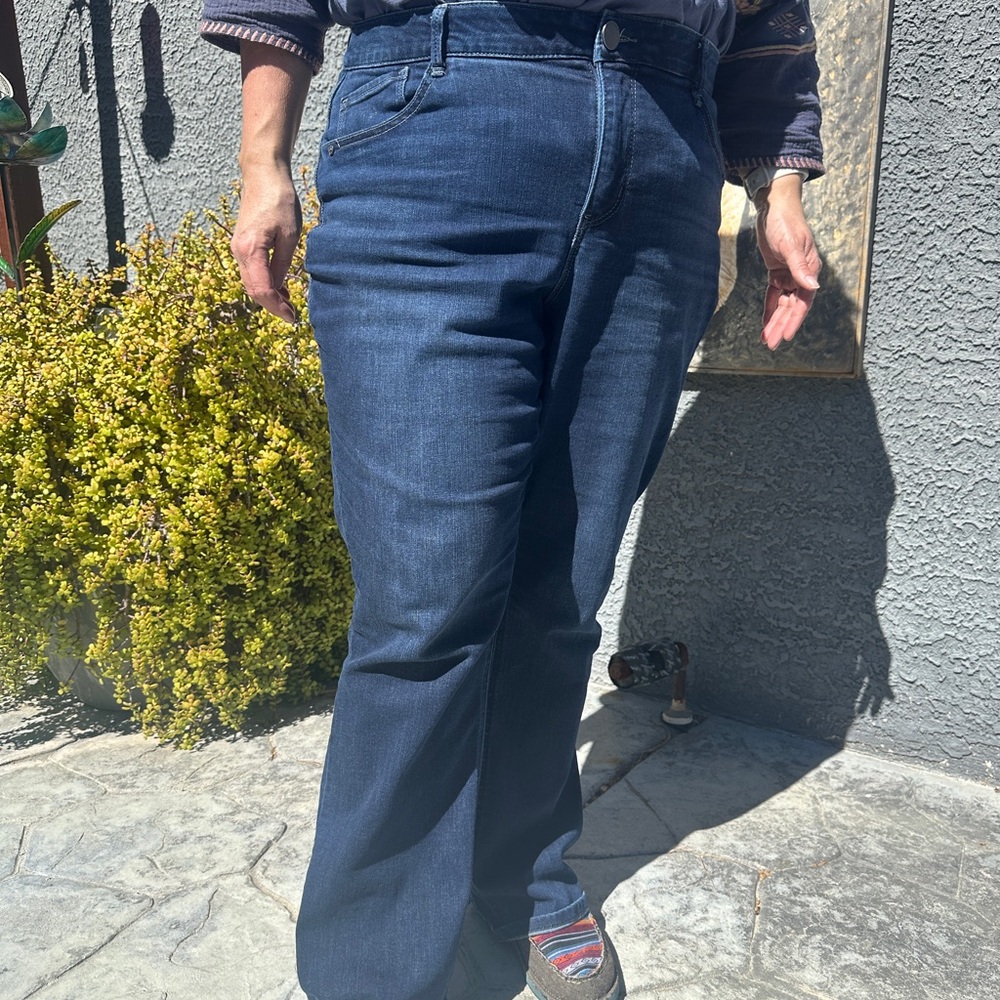 Democracy stretchy Dark Blue Relaxed Women's Jeans 18W